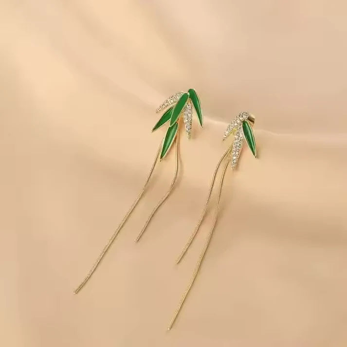 Modern Bamboo leaf Danglers