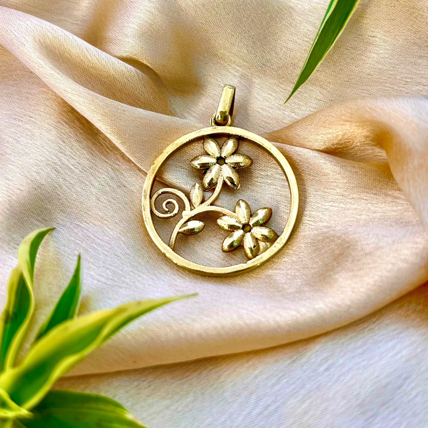 Enchanted Blossom Floral Pendant