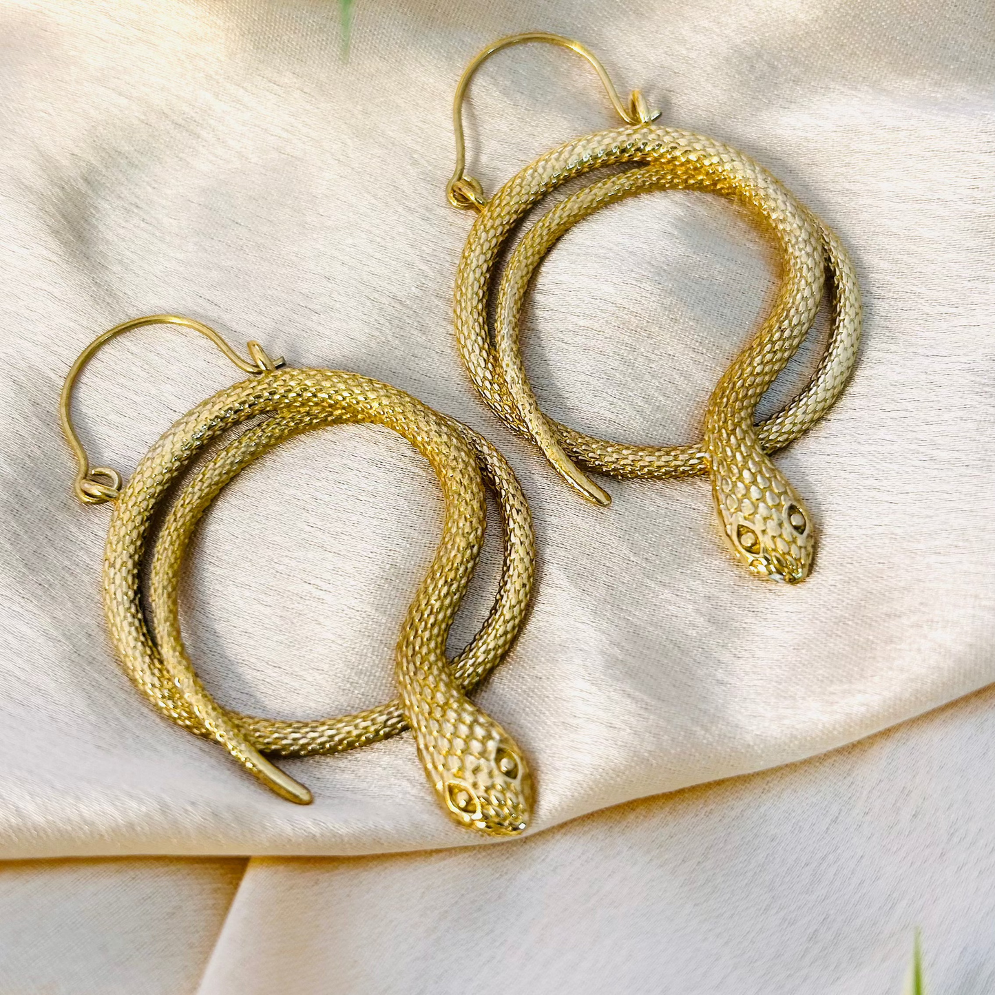Serpent Hoop Earrings – Bold, Fierce & Timeless