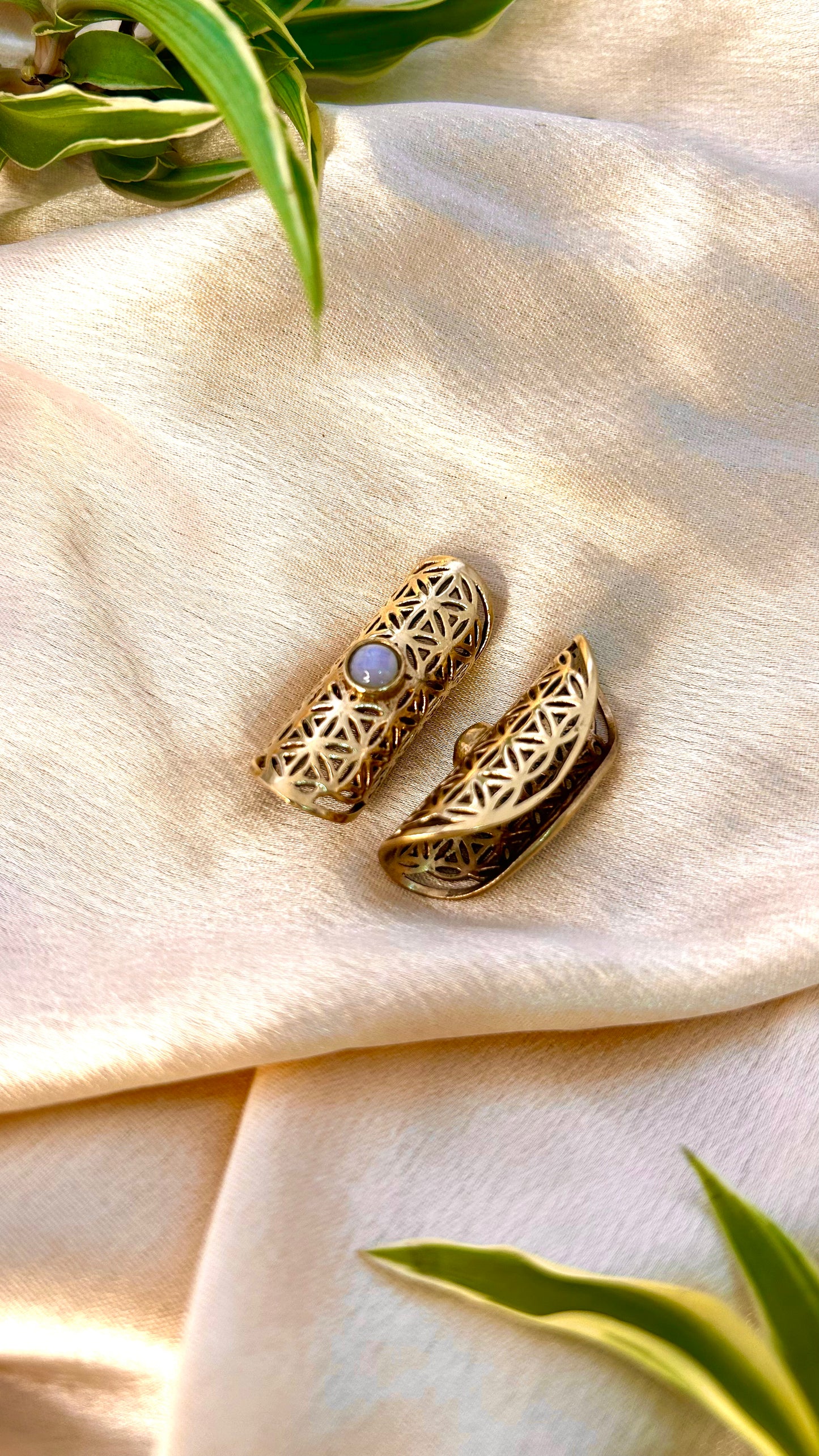 Golden Filigree Dreadlock Cuff