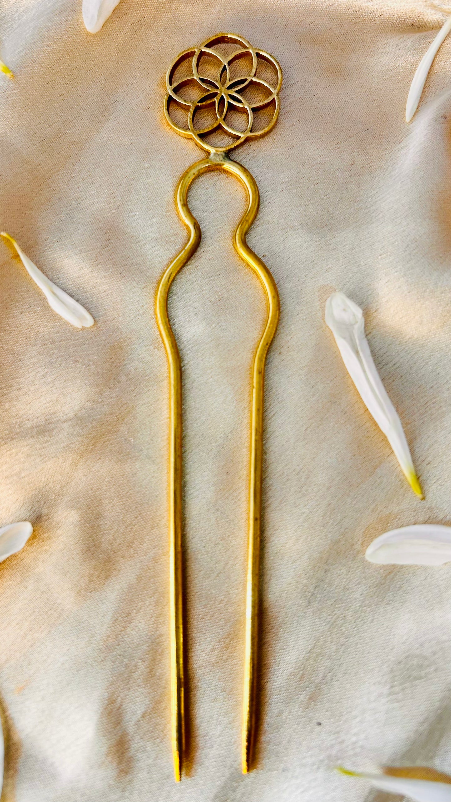 Sunburst Petal Hair Stick
