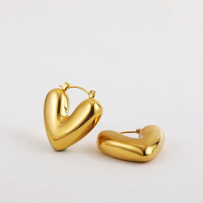 Heartfelt Hug Hoop Earrings