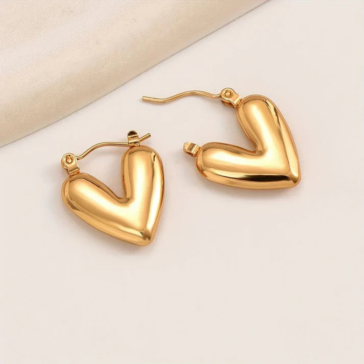 Heartfelt Hug Hoop Earrings