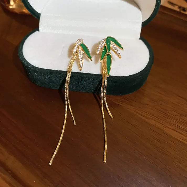 Modern Bamboo leaf Danglers